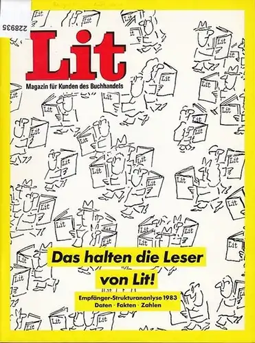 Lit: Lit. Magazin für Kunden des Buchhandels. Empfänger-Strukturanalyse 1983 - Daten, Fakten, Zahlen. Herausgeber: Börsenverein des Deutschen Buchhandels, Frankfurt / M. 