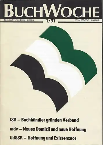 Buch   Woche.   Peter Meier (Chefred.).   Wolfgang Boeckh / Günther Hadding / Hanna Johansen und andere: BuchWoche. 1. Jahrgang, Nummer.. 