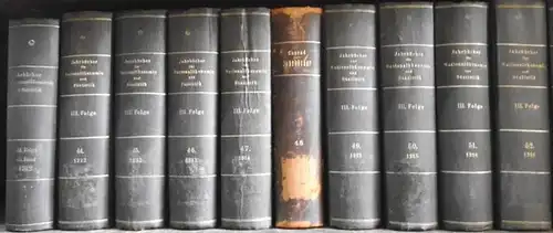 Hildebrand, Bruno (Gründer) / J. Conrad (Hrsg.) / Elster, Ludwig / Loening, Edg. / Lexis, W. / Waentig, H. (Mitarb.).   Sven Helander /.. 