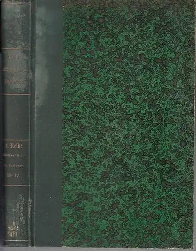 Landwirtschaftliche Forschungen. - Landwirtschaftliche Jahrbücher. Herausgegeben von  Dr. Gustav Oldenburg.  -  Brandt, Karl / N. Jasny /Christian Krull / Rudolf Kampe /...