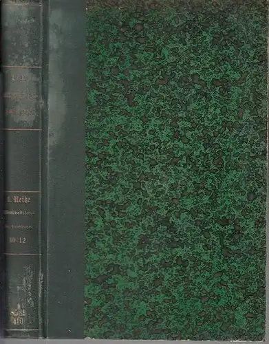 Landwirtschaftliche Forschungen.   Landwirtschaftliche Jahrbücher. Herausgegeben von  Dr. Gustav Oldenburg.     Brandt, Karl / N. Jasny /Christian Krull / Rudolf.. 
