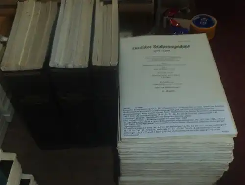 Deutsches Bücherverzeichnis 1971   1973 Verzeichnis der Verlagsschriften und einer Auswahl der außerhalb des Buchhandels erschienenen Veröffentlichungen der DDR, der BRD und Westberlins sowie.. 