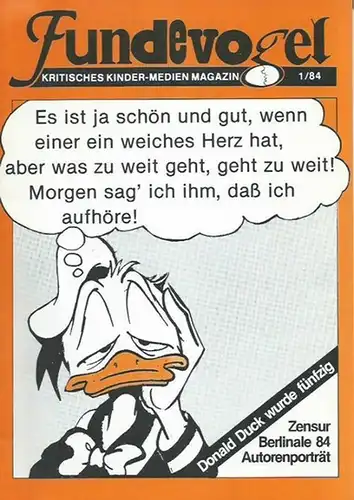 Fundevogel.   Hans J. Jansen (Redaktion).   Irmgard Lucht / Birgit Dankert über Christoph Hein / Achim Schnurrer und andere: Fundevogel. (Jahrgang 1).. 