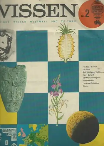 Menzel, Roderich u. a. (Redaktion).   Ludwig Vetter / Walter Buck / Clemens Parma und andere: Wissen. Nr. 2, 3. Oktober 1962. Lebendiges Wissen.. 