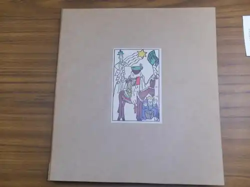 Kokoschka. - Bethusy-Huc, Reinhold Graf (Hrsg.). - I. Fenjö (Text): Oskar Kokoschka - Die frühe Graphik. Text von I. Fenjö. Mit 16 farblithographierten montierten Postkarten und zahlreichen teilweise farbigen Abbildungen. 