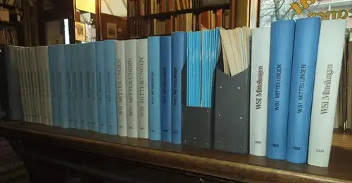 Wirtschaftswissenschaftliches /  Sozialwissenschaftliches Institut der Gewerkschaften (Hrsg.)   Bruno Gleitze, Otto Kunze, Mario Helfert u.a: WWI / WSI  Mitteilungen Konvolut aus 31.. 