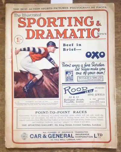 Sporting & dramatic news. - W. G. Wright and Will Owen / Philip Trevor / George Duncan. - O. F. Theis / Laura Lee, Rita Flynn, Dodo Watts. - Adrienne Allen. - Eleanor E. Helme about Sylvia Bailey and Audrey Holmes: The illustrated sporting & dramatic news