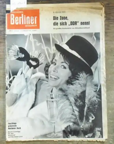 Illustrierte Berliner Zeitschrift.   Bela von Abonyi (Red.).   Heinrich Lübke / Wolfgang Albrecht u. a: Illustrierte Berliner Zeitschrift. Nr. 7 / 1963.. 