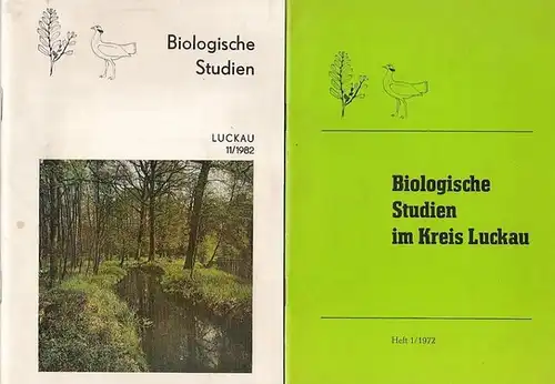 Luckau.- Biologischer Arbeitskreis Luckau im Deutschen Kulturbund (Hrsg.) - Hubert Illig: Biologische Studien im Kreis Luckau. Konvolut bestehend aus 7 Heften, enthalten sind: Heft 1, 1972 / Heft 3, 1974 / Heft 4, 1975 / Heft 5, 1976 / Heft7, 1978 / Heft 