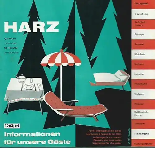 Harz: Harz. Informationen für unsere Gäste. Herausgeber: Herzer Verkehrsverband e.V., Goslar. 