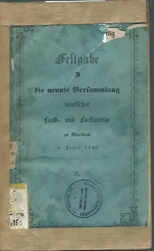 Elsner, J. G: Skizzierte Darstellung der schlesischen Schäfereien. 