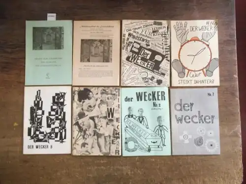 Luisenstiftung, Berlin: Konvolut von 8 Heften. 6 Hefte 'Der Wecker', Schülerzeitung der Luisenstiftung (Nr. 1 und 2 - 1964, Nr. 1 - 1965, Nr. 7...