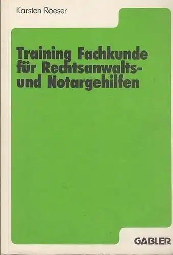 Training   Fachkunde für Rechtsanwalts- und Notargehilfen