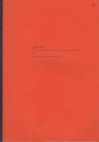 Rias Berlin. - Rexin, Manfred (Manuskript). - Michael Haase (Redaktion): Mauerbau 1961.  Aus der dreiteiligen Reihe 'Die gespaltene Stadt.' Teil 1 . RIAS Berlin, Kulturelles Wort, Bildungsprogramm. 