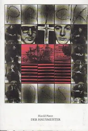 Pinter, Harold / Übersetzung von Willy H.Thiem / Hrsg. V.Staatlichen Schauspielbühnen Berlin / Heribert Sasse: Der Hausmeister.  Spielplan Heft Nr.102. Spielzeit 1989 / 90. 