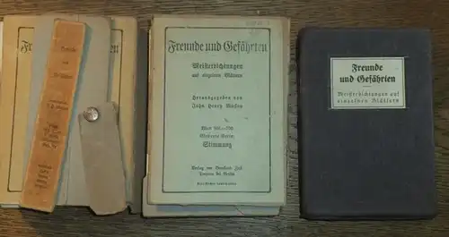 Mackay, John Henry (Hrsg.): Freunde und Gefährten - Meisterdichtungen auf einzelnen Blättern. Erste bis zehnte Serie  komplett á jeweils 100 Blatt [von insg. 20...