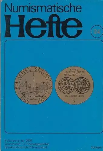 Numismatische Hefte. - Kulturbund der DDR - Gesellschaft für Heimatgeschichte.  Bezirksfachausschuß Numismatik  Schwerin  (Hrsg.) -  Virk, Wolfgang / Friedrich Preßler (Red.)...