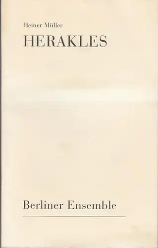 Berliner Ensemble. Heiner Müller: Herakles.   Spielzeit  1998 / 1999. Künstlerischer Leiter Stephan Suschke. Regie / Bühne Klaus Emmerich.   Kostüme Barbara..
