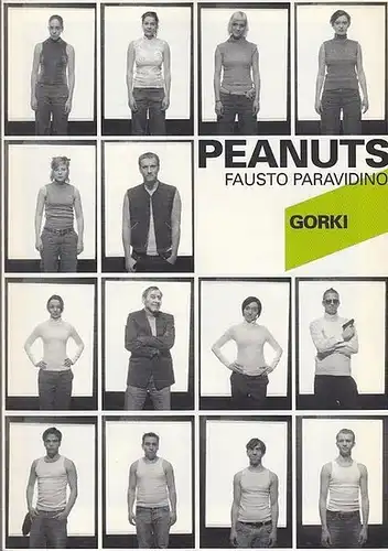 Maxim Gorki Theater Berlin.  Fausto Paravidino: Peanuts. Spielzeit 2003 / 2004. Intendant Volker Hesse.  Regie Brono Cathomas .  Bühne /  Kostüme.. 