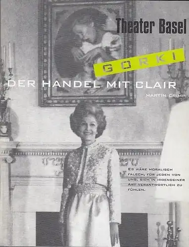 Der Handel mit Clair.   51. Spielzeit 2002 / 2003.  Intendant  Volker Hesse.  Regie  Susanne Marie Wrage.   Bühne.. 