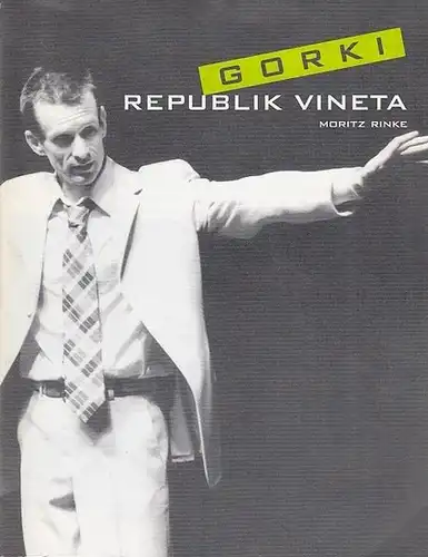 Maxim Gorki Theater Berlin.   Moritz Rinke: Republik Vineta.  51. Spielzeit 2002 / 2003.  Intendant  Volker Hesse.  Regie.. 