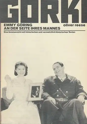 Emmy Göring an der Seite ihres Mannes.  Spielzeit 1995 / 1996. Intendant   Bernd Wilms.    Regie  Oliver Reese.. 
