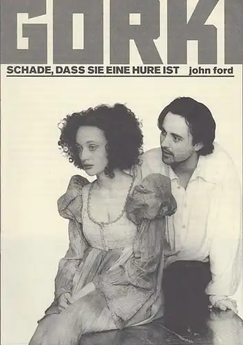Maxim Gorki Theater Berlin. John Ford: Schade, dass sie eine Hure ist.  Spielzeit 1998 / 1999.  Intendant Bernd Wilms. Regie Katharina Thalbach. Mitarbeit.. 