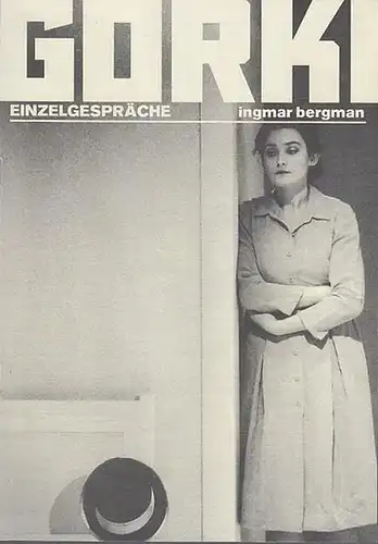 Einzelgespräche. Spielzeit 1998 / 1999.  Intendant Bernd Wilms.   Regie Oliver Reese. Ausstattung  Hansjürgen Hartung / Ellna Schnizler.  Dramaturgie Heidi Mottl.. 