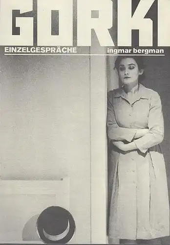 Maxim Gorki Theater Berlin.  Ingmar Bergman: Einzelgespräche. Spielzeit 1998 / 1999.  Intendant Bernd Wilms.   Regie Oliver Reese. Ausstattung  Hansjürgen Hartung...