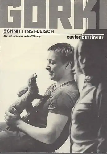 Schnitt ins Fleisch.  Deutschsprachige Erstaufführung.  Spielzeit 1998 / 1999.  Intendant Bernd Wilms..  Regie Stefan Otteni.    Ausstattung  Franz.. 