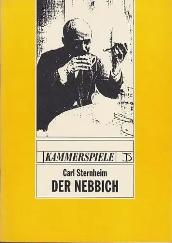 Der Nebbich. Ein Lustspiel. 110. Spielzeit 1992 / 1993. Intendant Thomas Langhoff.   Regie Niels Peter Rudolph.   Kostüm / Bühnenbild  Lilot.. 