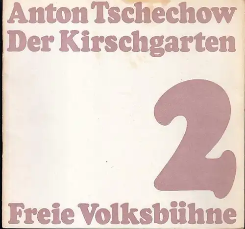 Freie Volksbühne Berlin.  Anton Tschechow: Der Kirschgarten.  Spielzeit  2 / 1969 / 1970.  Inszenierung   Claus Peymann.  Bühnenbild.. 