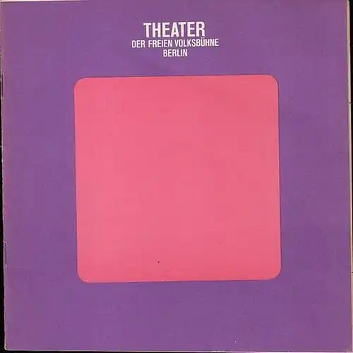 William Shakespeares  "nackter"  Hamlet.  33 Szenen nach einem Produktionsprotokoll v.Joseph Papp.    Spielzeit 1971 / 1972.   Inszenierung und.. 