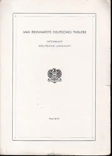 Max Reinhardts Deutsches Theater.  Intendant Wolfgang Langhoff. Günther Weisenborn: Babel. Schauspiel in 3 Akten.   Spielzeit  1947. Regie  Franz Reichert...