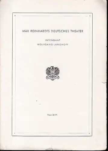 Max Reinhardts Deutsches Theater.  Intendant Wolfgang Langhoff. Günther Weisenborn: Babel. Schauspiel in 3 Akten.   Spielzeit  1947. Regie  Franz Reichert.. 