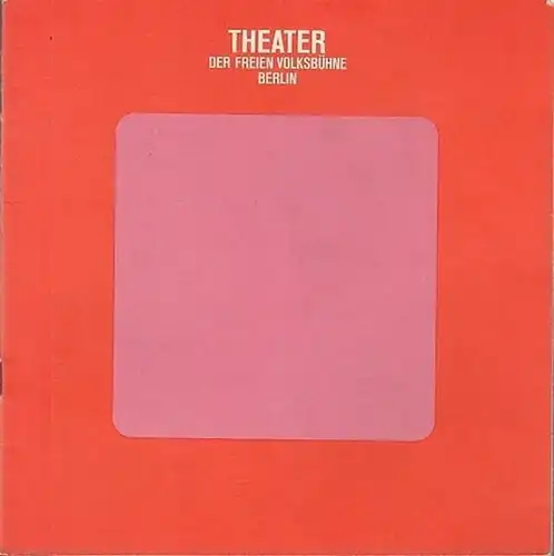 Freie Volksbühne Berlin.  August Strindberg: Fräulein Julie.  Schauspiel.   Spielzeit   Inszenierung  Karl Fruchtmann.  Bühnenbild / Kostüm  Hainz.. 