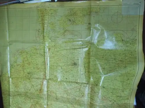 United States Air Force - USAF: USAF Air Navigation Chart - North Central Europe Mercator Projection - AN 131. 