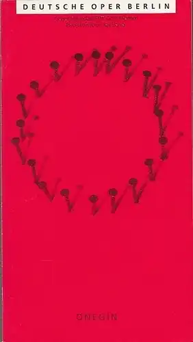 Berlin, Deutsche Oper, Musik Tschaikowski /  Ballett  Cranko, John: Onegin. Mikalische Leitung  Lassen, Peter Ernst.  Spielzeit 1995.   Intendant...