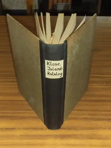 Klose, Olaf (Bearb.): Islandkatalog der Universitätsbibliothek Kiel und der Universitäts- und Stadtbibliothek Köln. ( = Kataloge der Universitätsbibliothek Kiel hrsg. von Christoph Weber Band 1 ). 