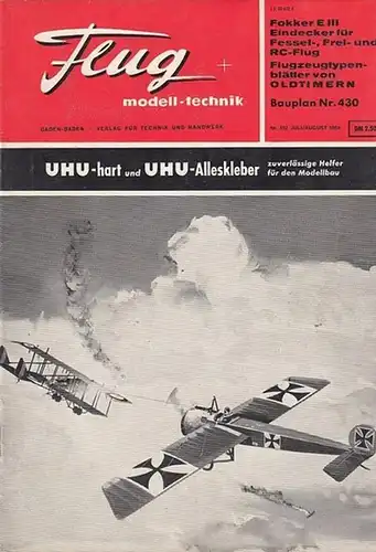 Flug + Modelltechnik   Alfred Ledertheil (Hrsg.), Kurt Nickel, Heinz Ongsieck u.a. (Red.): Flug + modell   technik. XII. Jahrgang 1964, Heft 7.. 