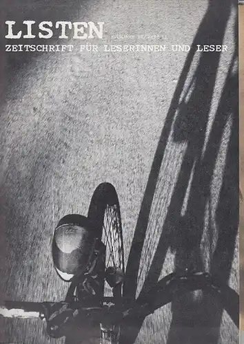 Listen.- Regina Dackweiler, Klaus Dudlik, Michael H. Klein u.a. (Red.): Listen - Frühjahr 1988 / 4. Jahrgang, Heft 11. Zeitschrift für Leserinnen und Leser. 