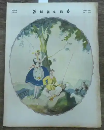 JUGEND    Eugen Kalkschmidt (Hauptschriftltr.)    Fritz v. Ostini / Carl Franke / Karl Höfle (Schriftltr.)     Helene.. 