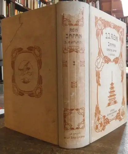Rein, J. J: Japan nach Reisen und Studien. Band 1: Natur und Volk des Mikadoreiches. Aus dem Inhalt: Küstengestaltung, Meeresteile, Strömungen / Geologische Verhältnisse /.. 