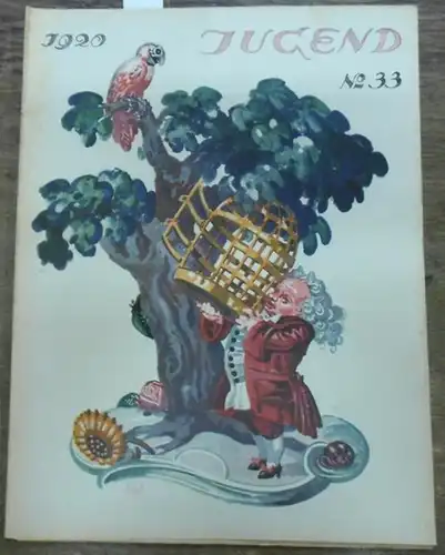 JUGEND    Eugen Kalkschmidt (Hauptschriftltr.)    Fritz v. Ostini / Albert Matthäi / Franz Langheinrich / Carl Franke / Karl Höfle..