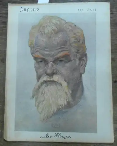 JUGEND    Eugen Kalkschmidt (Hauptschriftltr.)    Fritz v. Ostini / Albert Matthäi / Franz Langheinrich / Carl Franke / Karl Höfle..