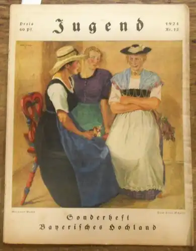 JUGEND    Wilhelm Dzialas  (Hauptschriftltr.)    Fritz v. Ostini / Carl Franke  (Schriftltr.)    Fritz Müller /.. 