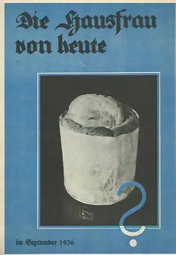 Berliner Städtische Gaswerke Akt.-Ges. - GASAG: GASAG - Rechnung der Geschäftsstelle Pankow vom 12.9.1936. Mit Werbung für den neuen Gas-Kühlschrank: Die Hausfrau von heute. September 1936. 