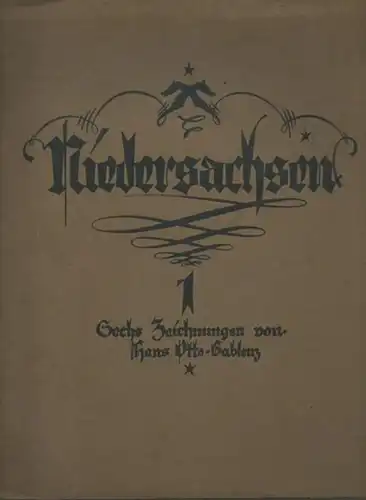 Otto-Gablenz, Hans: Niedersachsen 1: Sechs Zeichnungen von Hans Otto-Gablenz. 