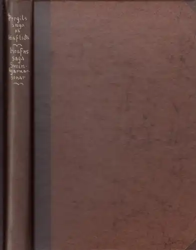 Hermannsson, Haldor ; Tjomsland, Anne: The Saga of Thorgils and Haflidi / The Saga of Hrafn Sveinbjarnarson. The life of an icelandic physician of the thirteen century. (2 parts in 1 book) (= Islandica An annual relating to Iceland and the Fiske Icelandic