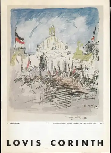 Galerie Nierendorf, Berlin: Lovis Corinth - Fünfhundert Graphiken und Handzeichnungen aus fünf Jahrzehnten - Katalog zur Ausstellung. 